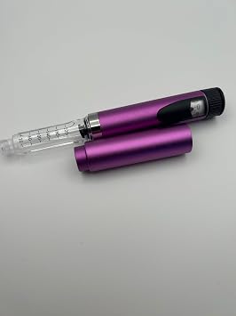 Purple 60 Unit V2 Reusable Pen Injector and Cartridge Filling Block