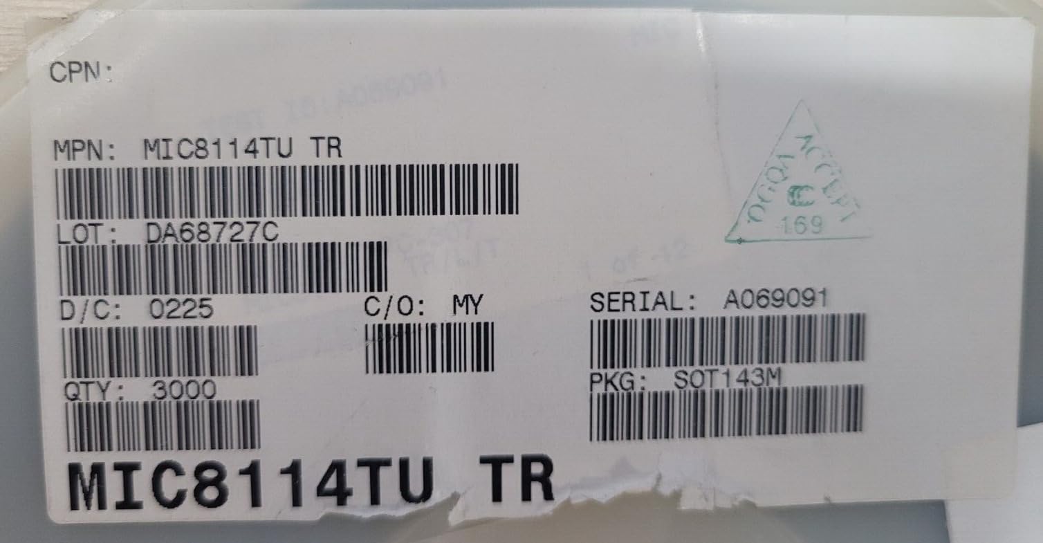 (20 PC) MIC8114TU MICREL IC Supervisor 1 Channel SOT143