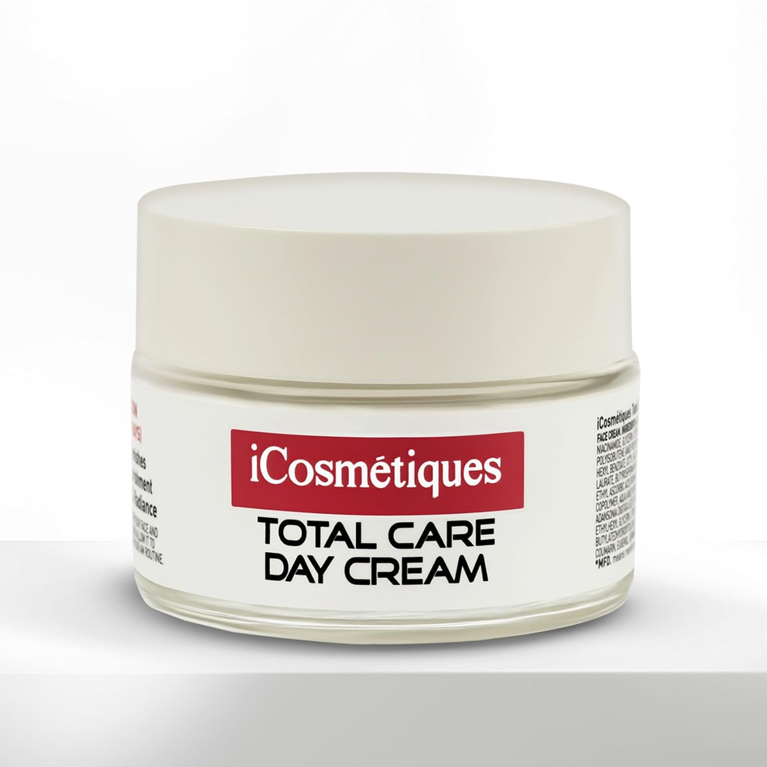 iCosmetiques Day Cream |Vitamins B3, C, E |Shea Butter & Glycerin |SPF Protection with 4 Sunscreens for Glowing Skin |Mineral Oil & Silicone Free |Unisex Total Care Formula |50g iCosmetiques Day Cream |Vitamins B3, C, E |Shea Butter & Glycerin |SPF Protection with 4 Sunscreens for Glowing Skin |Mineral Oil & Silicone Free |Unisex Total Care Formula |50g
