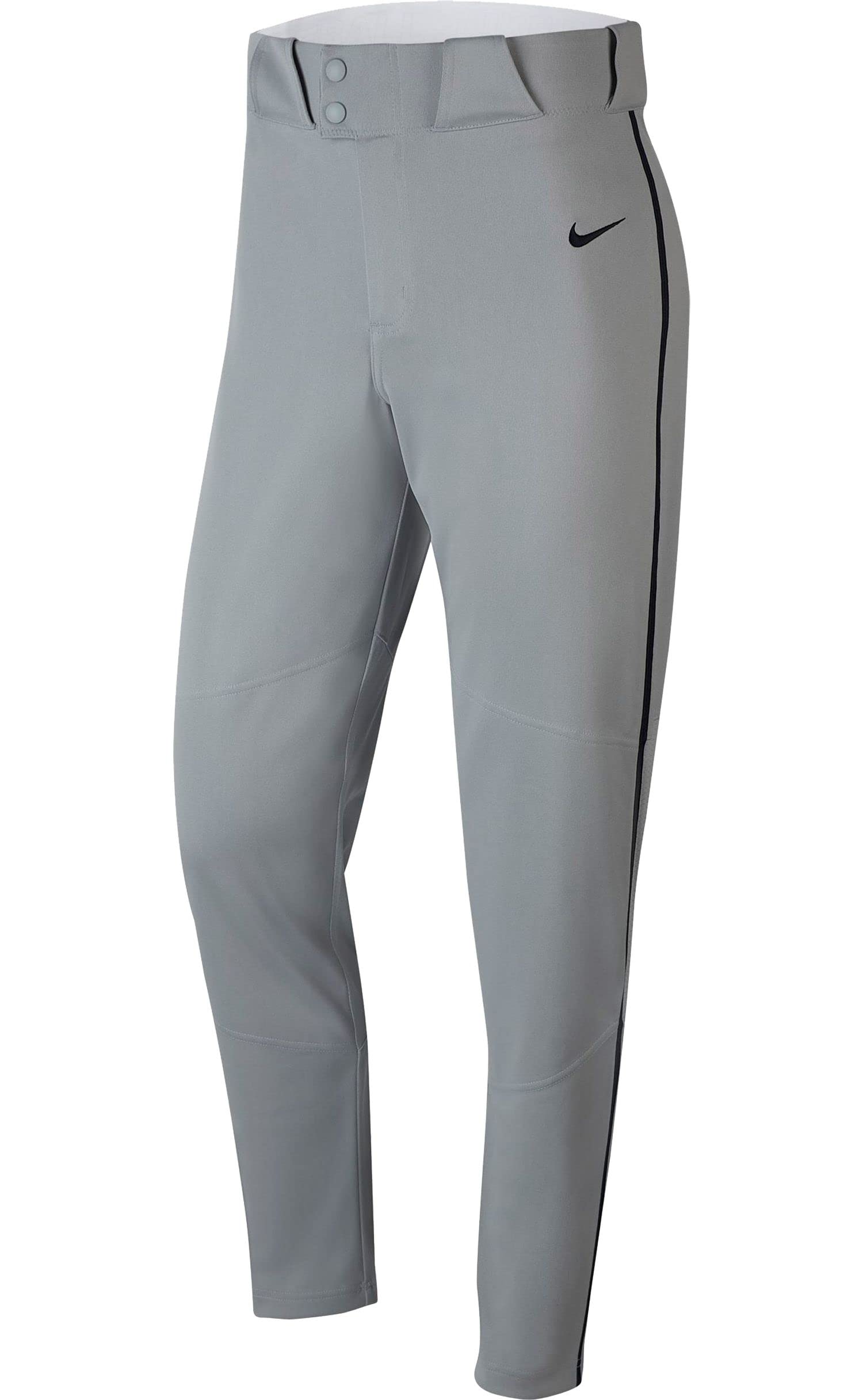 Nike Vapor Select Piped Mens Baseball Pants, Gray/Navy, XL