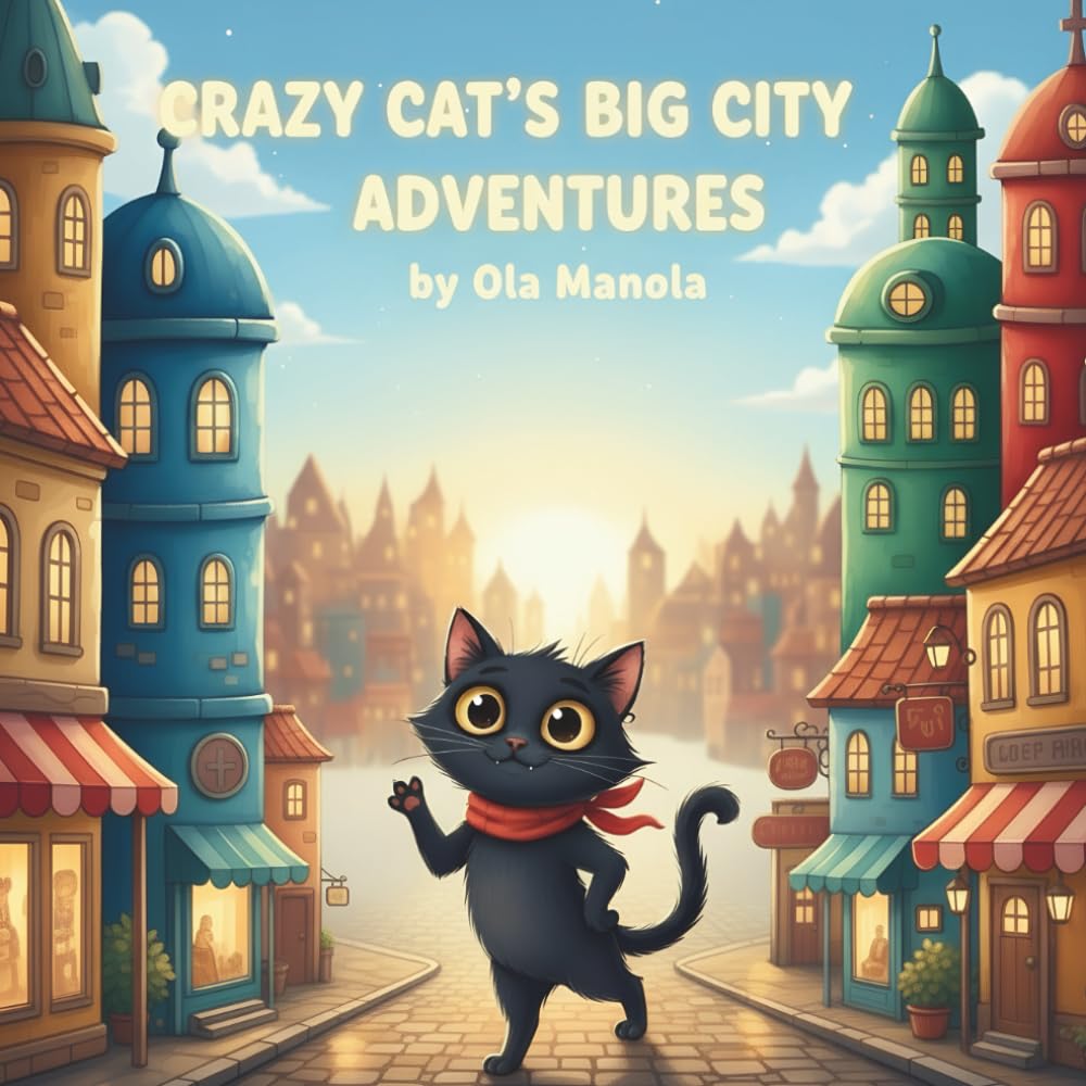 Crazy Cat's Big City Adventures: A Picture Book Adventure for Ages 4–8 About Bravery and Belonging (Crazy Cat's Adventures)