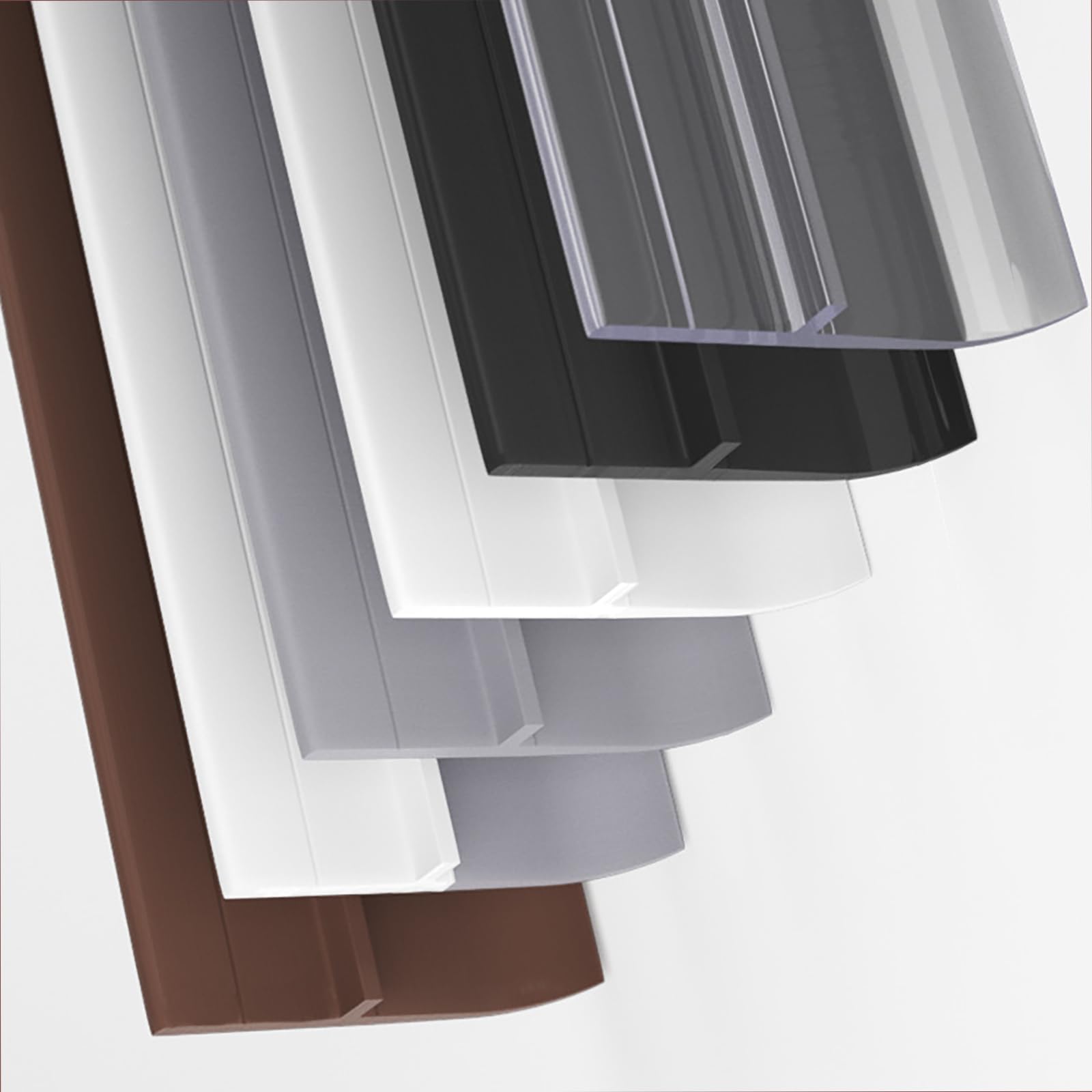Striscia di Tenuta in Silicone A Forma di T, Paraspifferi per Porte, per Fessure di Finestre, Guarnizione di Tenuta per Doccia, 100 Cm (3,28 Piedi)/6 Radici (Dimensione: 3,6 Cm (1,