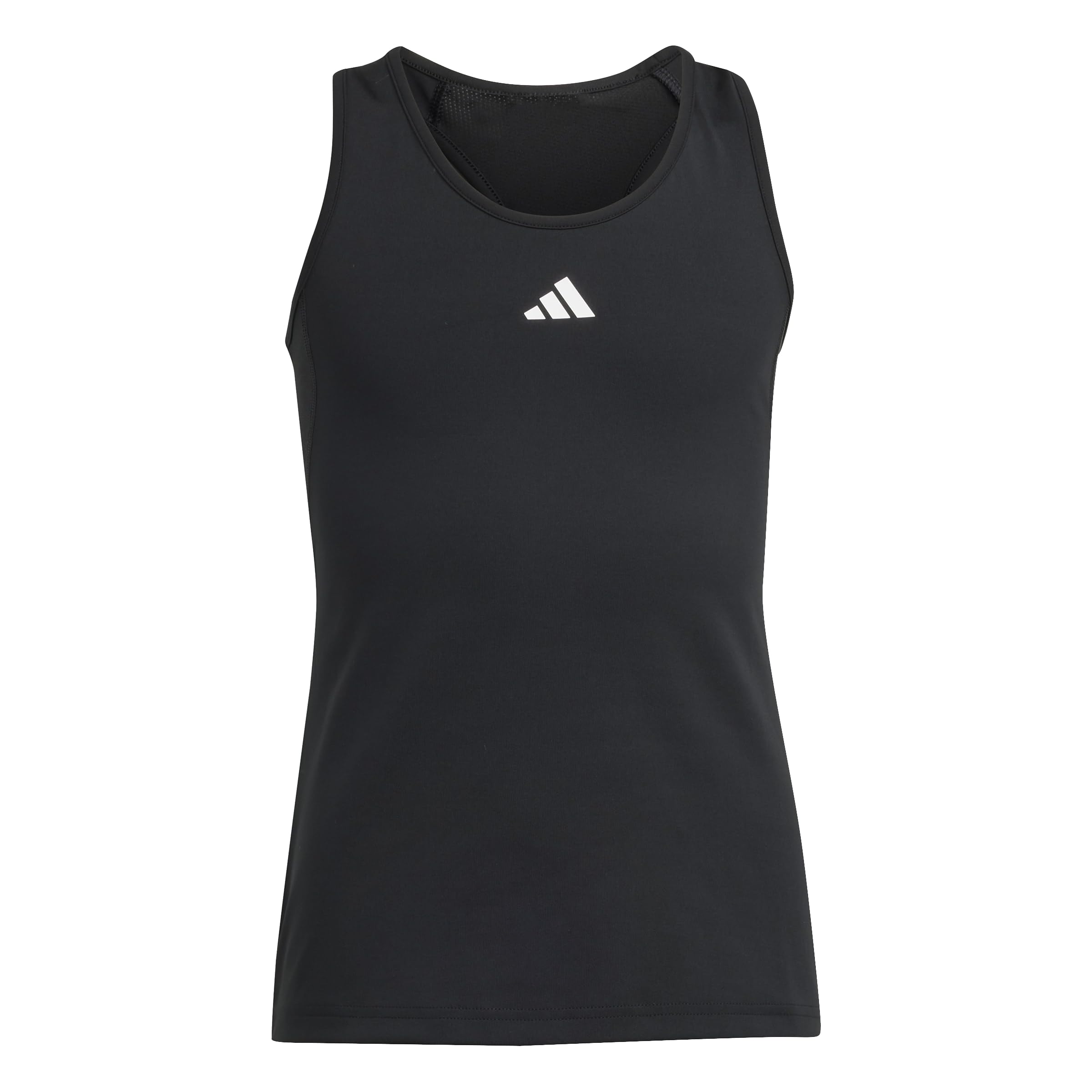 adidas Girl's Techfit Tank Shirt, Black/White, 14-15 Years