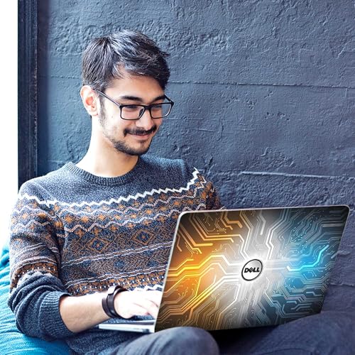 Image of DSGN 144 Full Body Laptop Skin Bubble-Free| Laminated| Removable| HD Quality Sticker for Laptops Upto 15.6 Inches Compatible with DELL