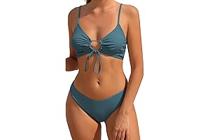 ZAFUL Tie Dye Crisscross Bikini