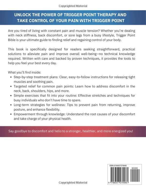 Miniatura 2 de The Trigger Point Therapy Bible Step-by-Step Treatment Guidelines for Pain Relief, Releasing Muscle Tension, and Relaxation
