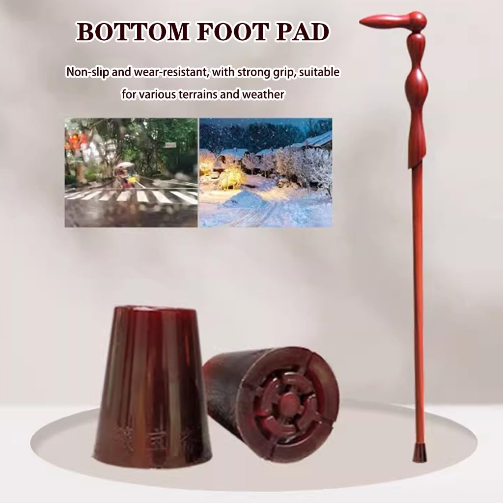 Bastone da Passeggio Cheongsam Beauty Shape per Donna, Bastone per Mobilità in Legno Fatto A Mano, Regalo di Compleanno, Portata 150 Kg/330,7 Libbre(81cm(Use Height 155-156cm))
