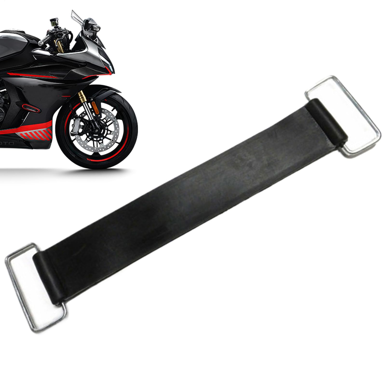 Per Batteria Per Moto, Per Elastico Per Batteria | Fascetta Per Moto Estensibile -Vano, Sostituzione Portabatteria Portatile Per Esterni