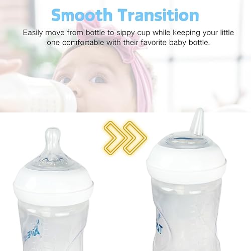 Miniatura 5 de Boquillas para sorber compatibles con botellas naturales Philips Avent, My Grippy Spout y Natural Trainer Sippy Cup, boquillas de repuesto de