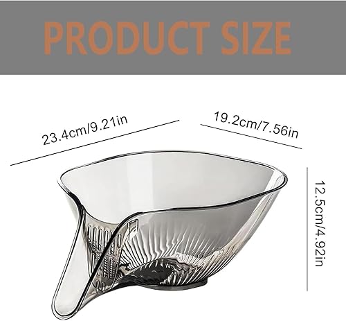 Miniatura 4 de Embudo de cesta de drenaje, nuevo cuenco de drenaje de plástico multifuncional, cesta de drenaje multifuncional, cuenco de drenaje multifuncional