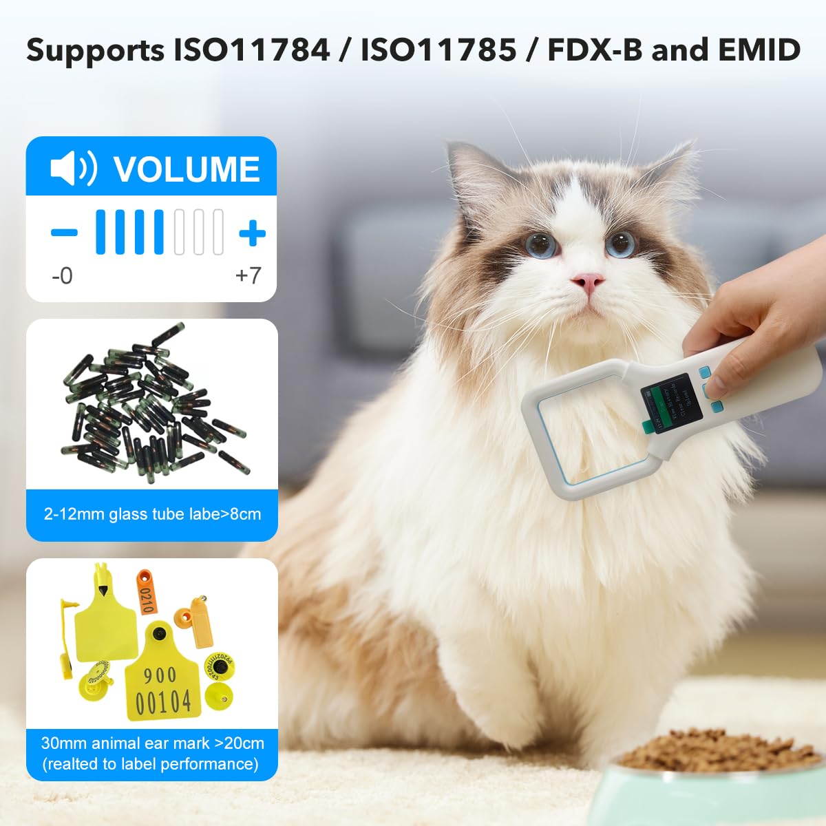 Pet Microchip Scanner Rfid 134 2mhz 125khz Fdx B Iso Desertcart