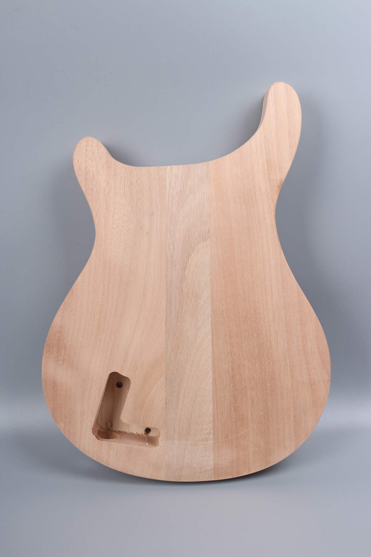1 set per chitarra con manico e corpo, semilavorato, 22 tasti, tastiera in mogano e acero, chitarra fai da te semi cava