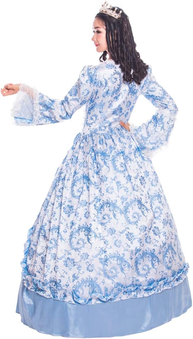 Gothic Lolita Gothic Victorian Dress Party Costume Masquerade Women's Girls' Costume Red Vintage Cosplay Ball Gown (XL, Image Color 11) - Image 4