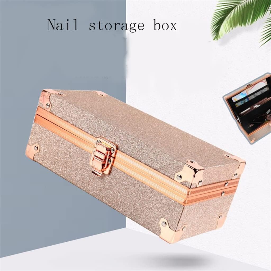 Travel Cosmetic Bag Nail Beauty Box Makeup Large Capacity Suitcase Ladies Tool Storage Box