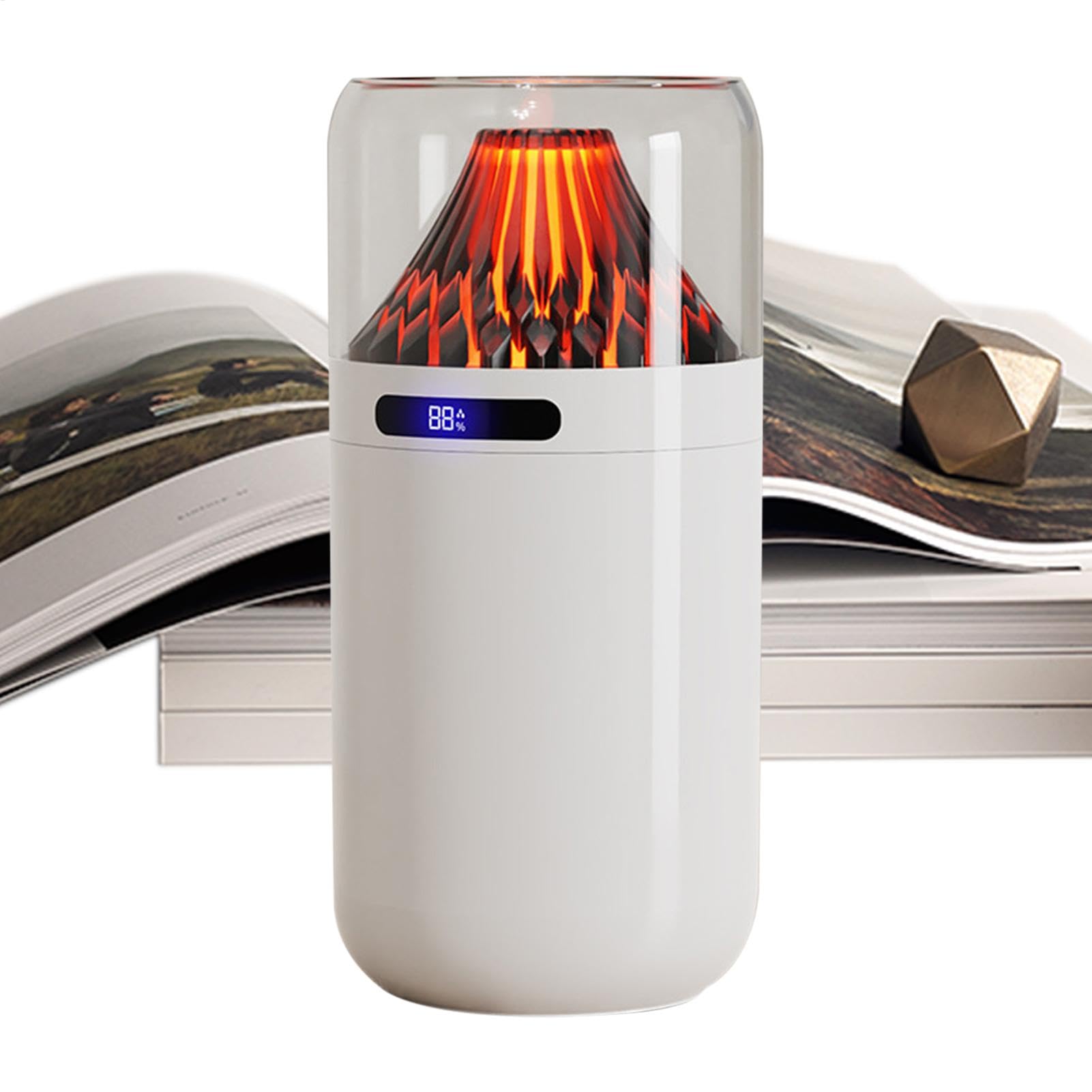 Humidificateur Aromatherapy Diffuseur de Volcan pour Ambiance Zen et Sommeil Réparateur