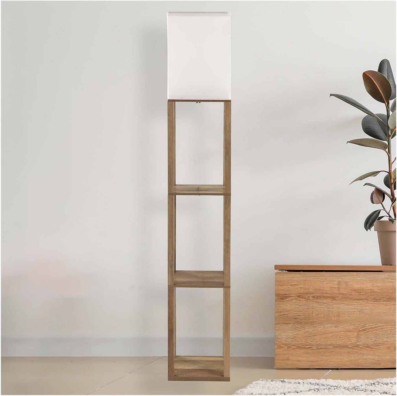 Hobby Lobby Etagere 61" Open Floor Lamp with Shelves
