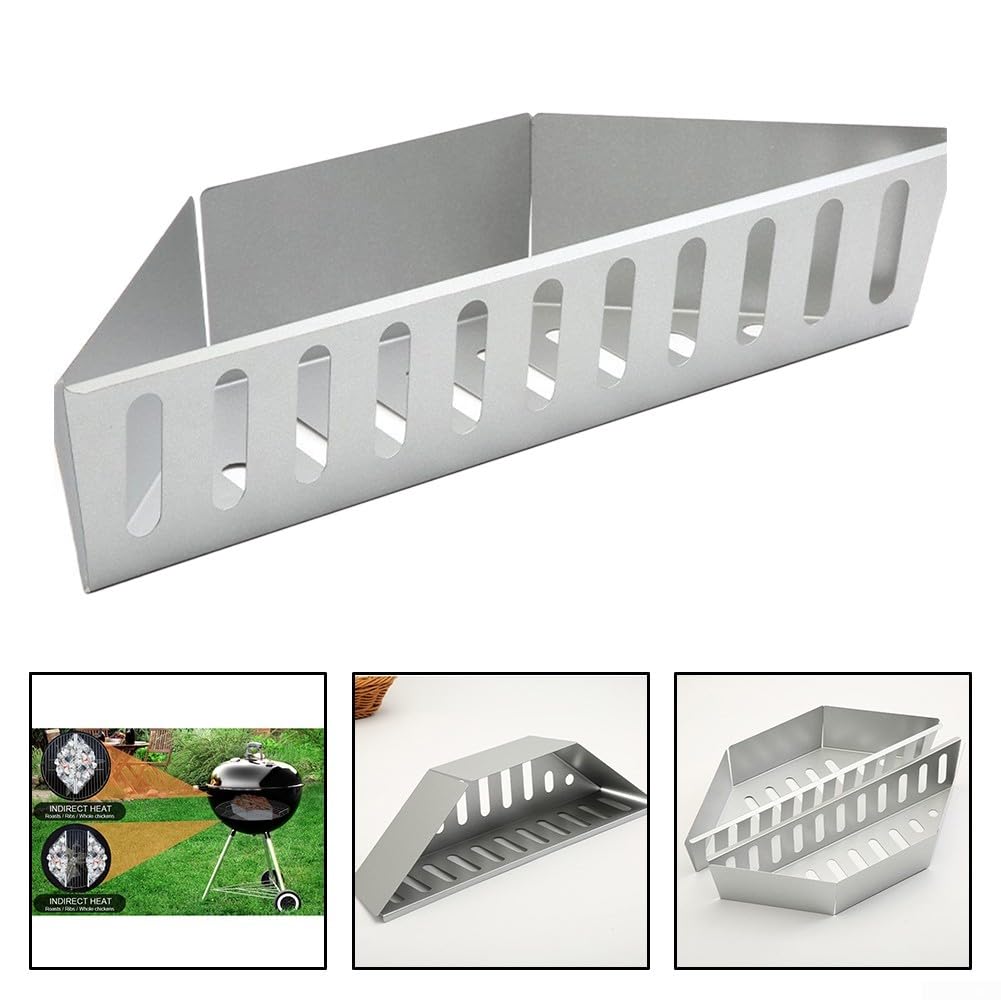 Cesta de carbón para barbacoa, cesta de carbón para herramientas de barbacoa, cesta de carbón con diseño de malla, accesorio para barbacoa al aire libre