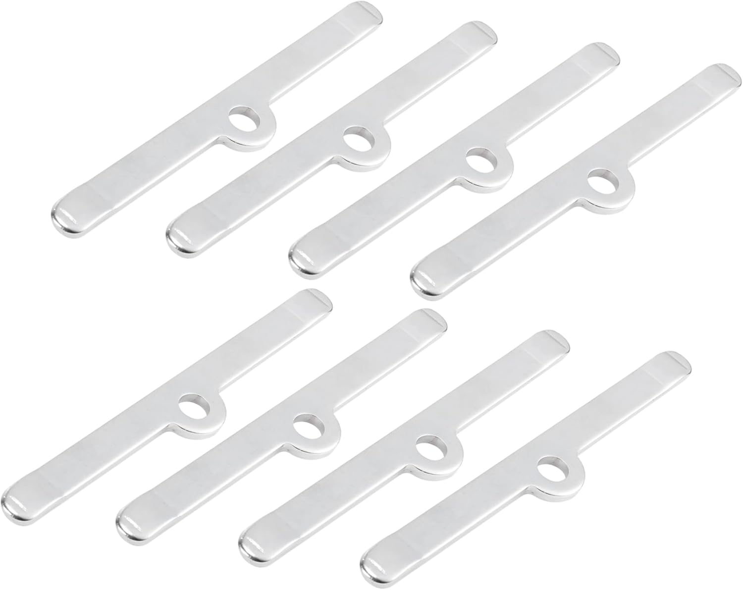 8pcs 4 3/4" Valve Cover Spreader Bar Aluminum Alloy Valve Hold Down Tab for Chevy 283 305 327 350 383 400 Engines Automotive Parts