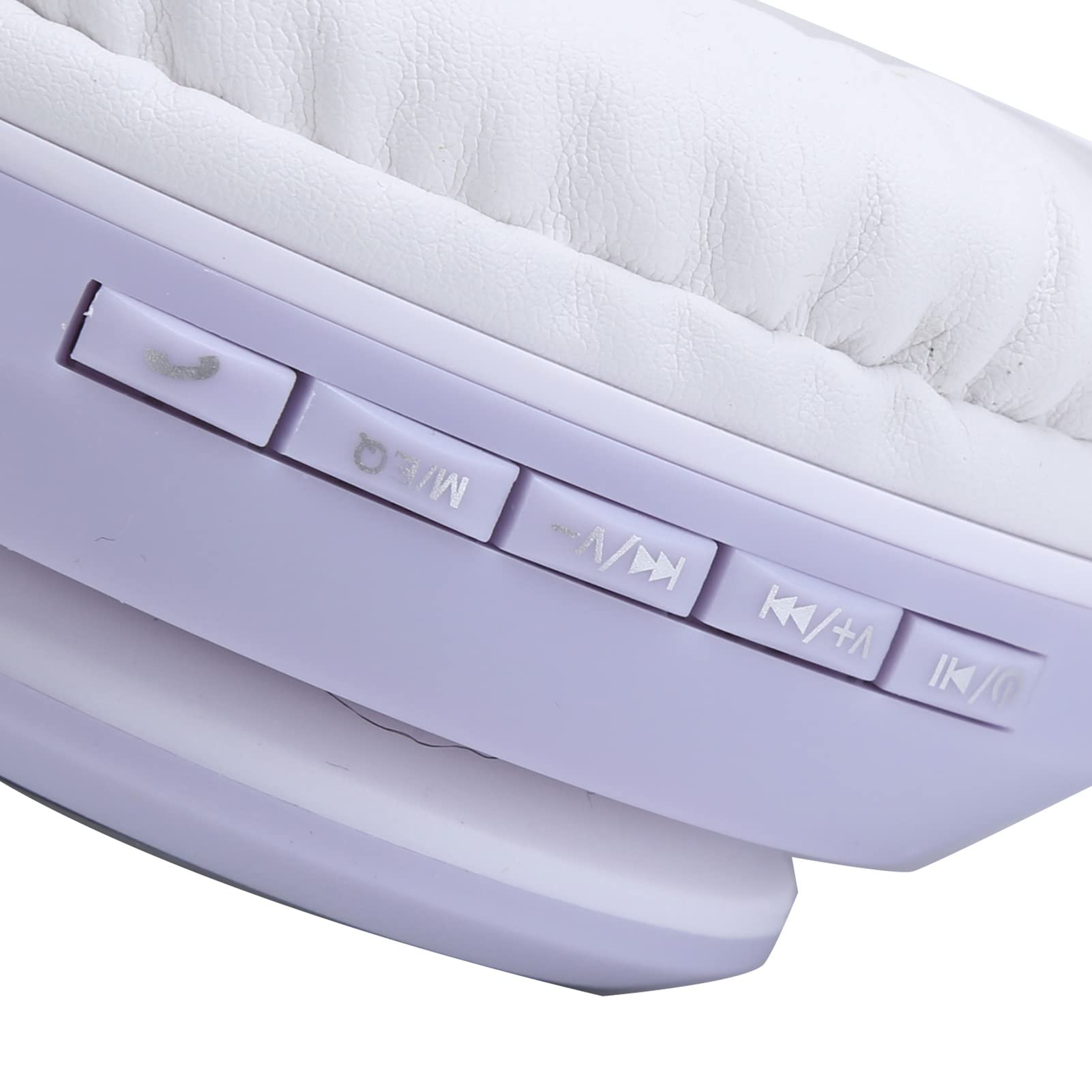Cyrank Auriculares Inalámbricos, Auriculares Bluetooth 5.0 Lindos Auriculares para Juegos con Orejas De Gato con Luz LED Auriculares Inalámbricos para Juegos(Púrpura)