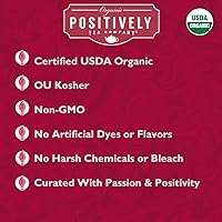 Vista 192 de Positively Tea LLC. Té orgánico de arándano, té verde, rooibos, de hojas sueltas (1 LB)