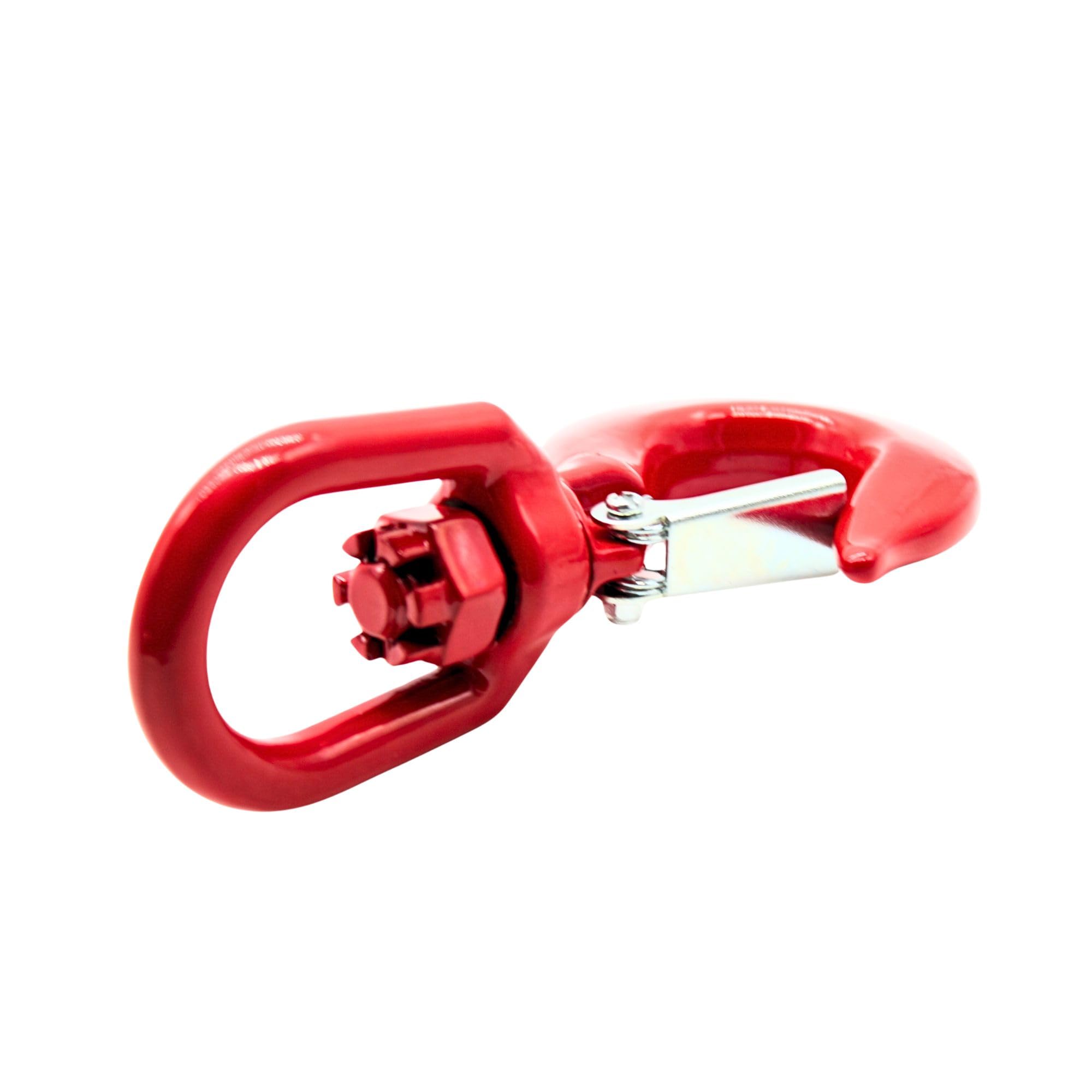 DOJA Barcelona Crochet Pivotant - Ergonomique - Mouvement Giratoire 360° - Capacité De 1,12 Tonnes - Acier Résistant À La Corrosion - Grue pour Crochet De Levage et Crochet à Œil