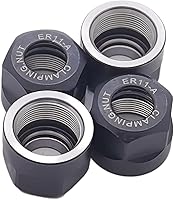Vista 3 de 4pcs ER11-A Collet Sujeción Tuercas Agujeros para CNC Fresado Chuck Holder Torno