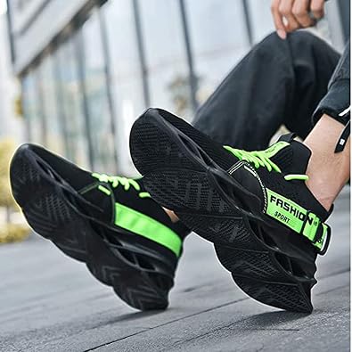 Men's Trainers Athletic Shoes Breathable Walking Tennis Running Shoes Slip Casual Fashion Sneakers