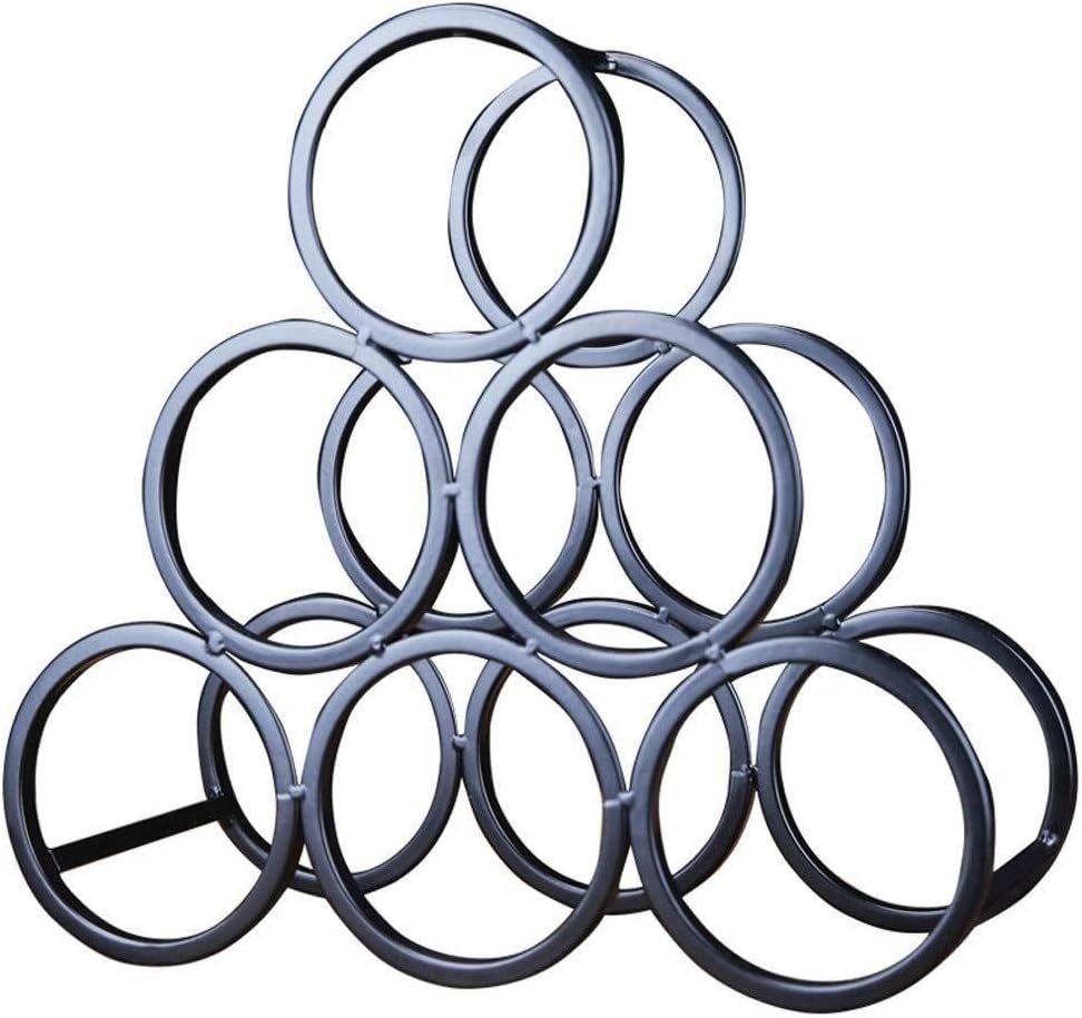 Soporte para Vinos de Metal con Capacidad para 6 Botellas