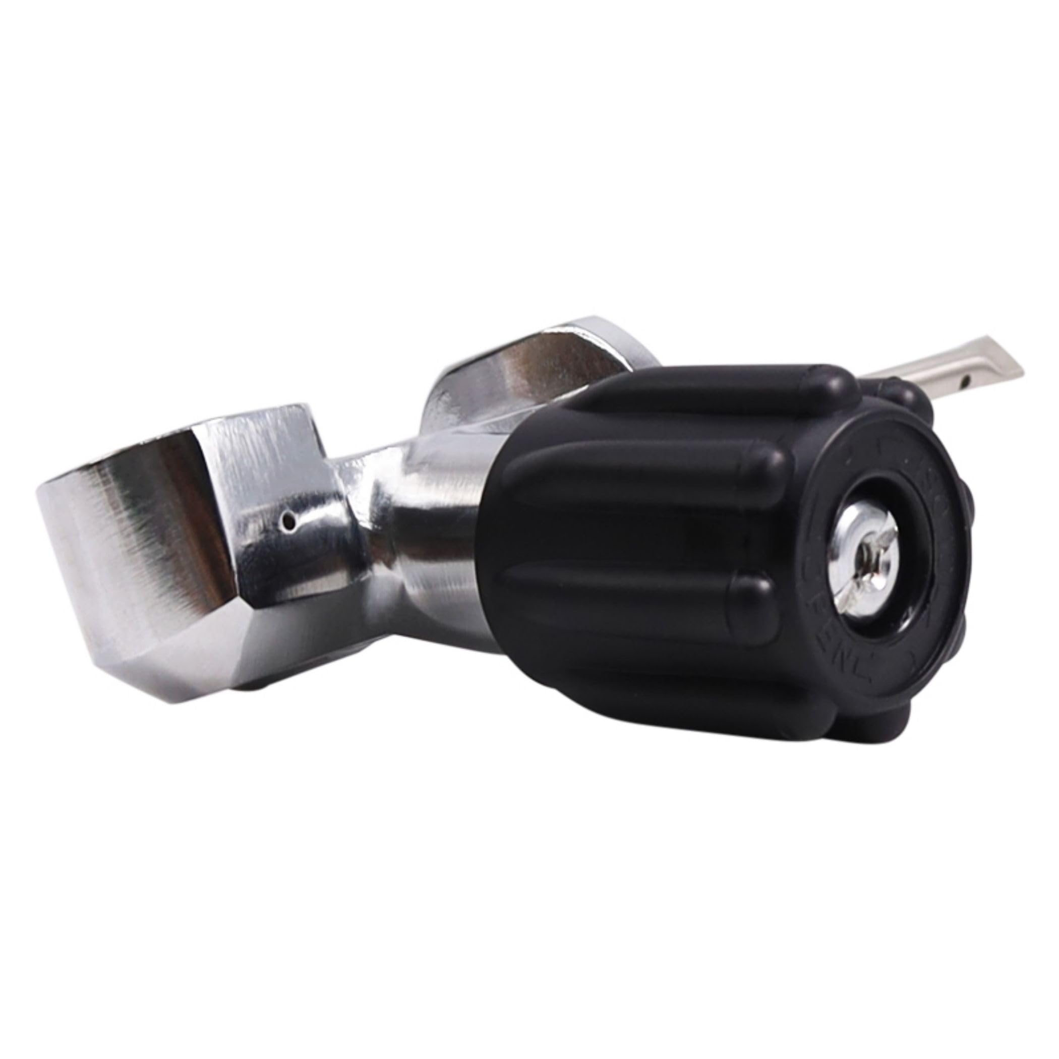 TUDIVING -Válvula de tanque de buceo de 4500 psi, 300 bar, válvula DIN/yugo, válvula de cilindro de buceo M18 x 1.5 rosca