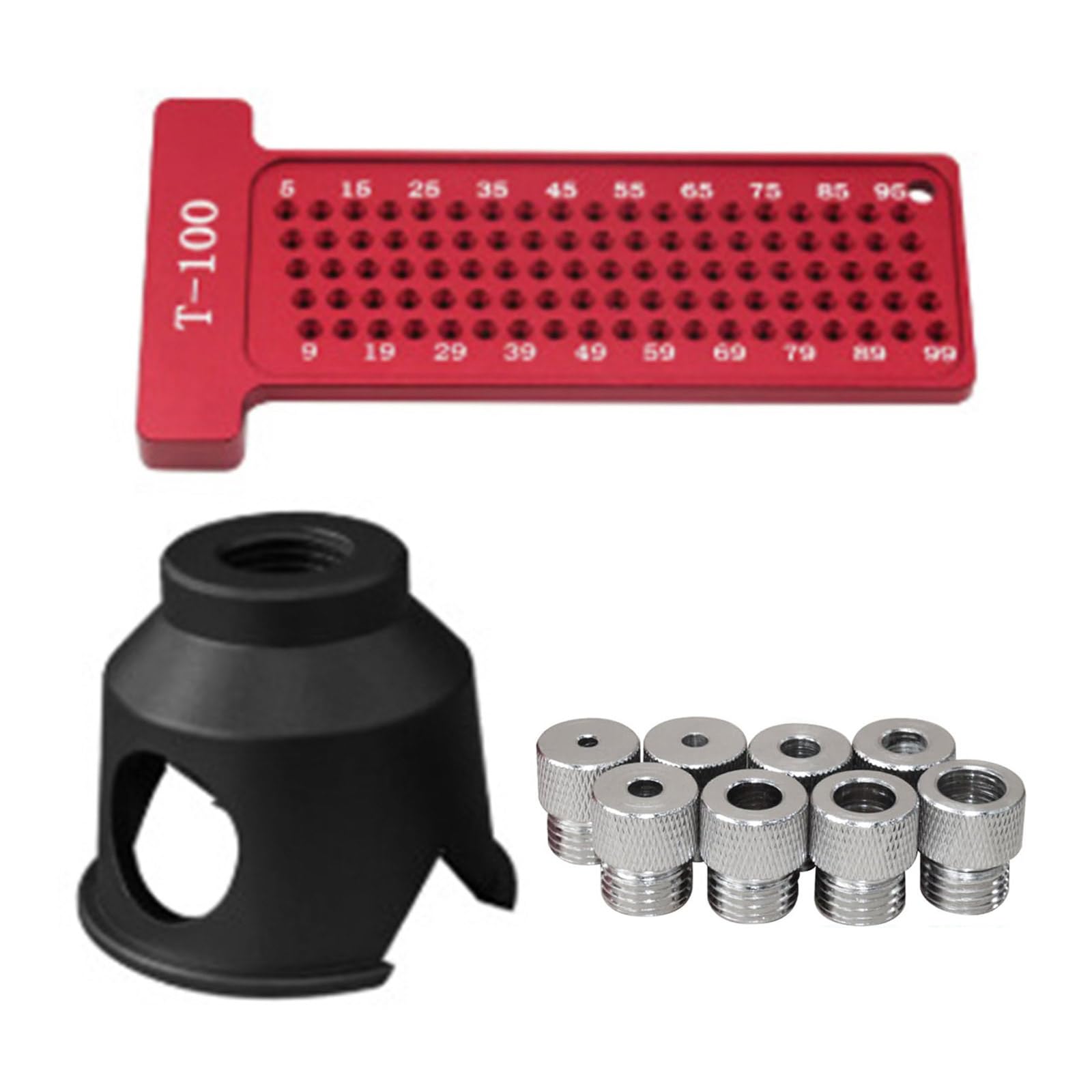 Kalttoy Black Multi-Purpose Positioning Tool For Wood And Metal Drilling At 90 Degrees With Sturdy Construction And Alignment Rustless Drill Dance