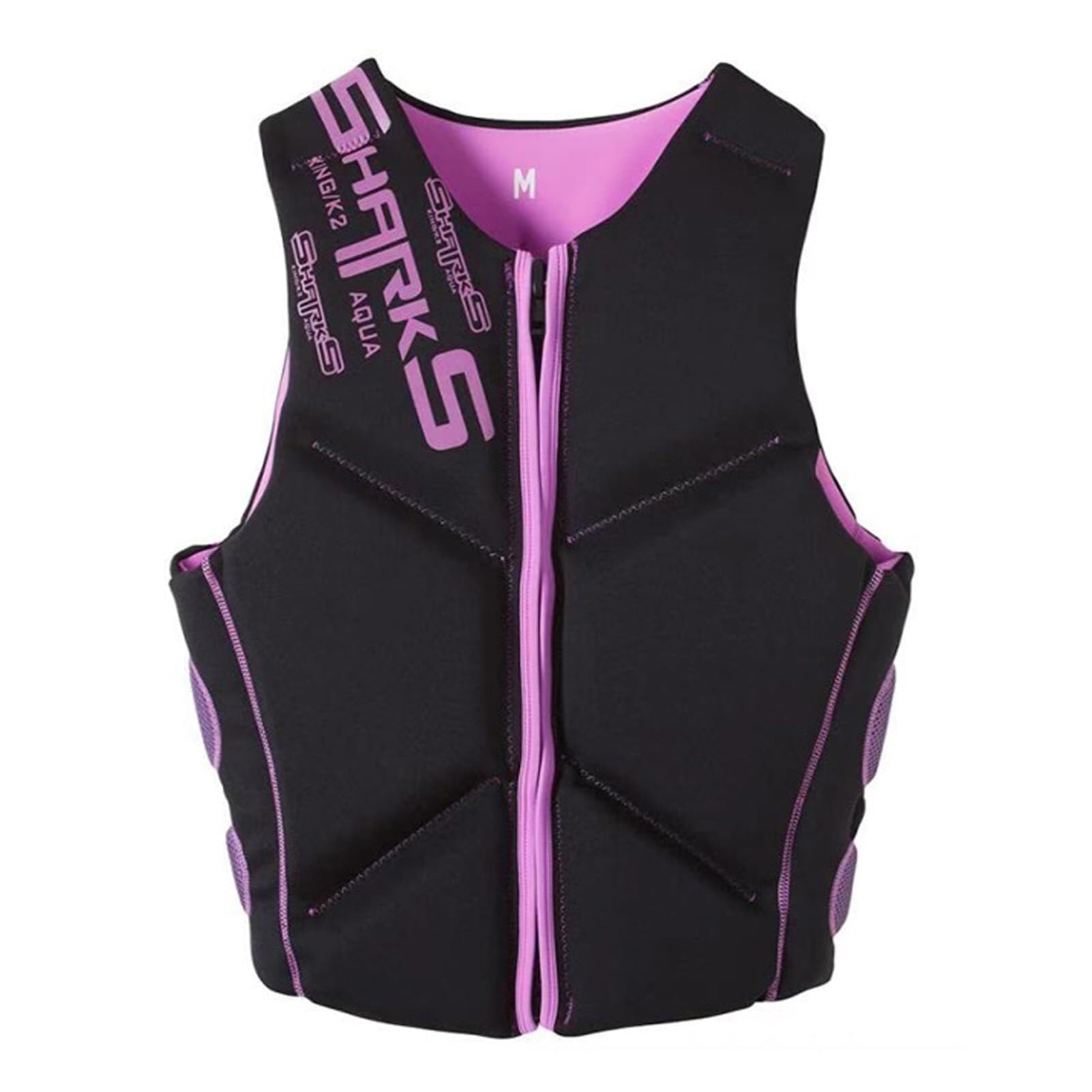 Kamizelka ratunkowa dla dorosłych Lekka kamizelka ratunkowa Przenośna kamizelka ratunkowa do wędkowania, pływania łódką i nurkowania z rurką(Purple,4XL)