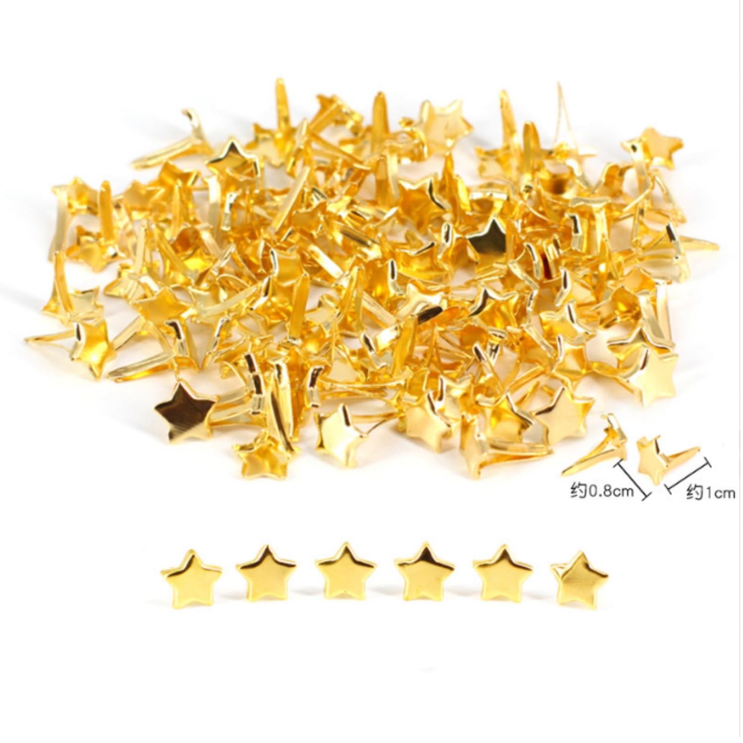Amazon.co.jp: XXXLION 割りピン 100個入り 星割ピン 割鋲 画鋲
