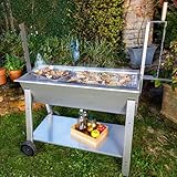  Happy Garden SOMAGIC - Rôtissoire à Bois et à Charbon de Bois Titan