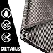Carbon Fiber Fabric Roll 6.5ft x 12”Fabric Mesh Carbon Fiber Cloth Carbon Fiber Sheet Pure Fabric Roll for Cars for Structural Reinforcement on Concrete Walls, Basements, Boats DIY Projects