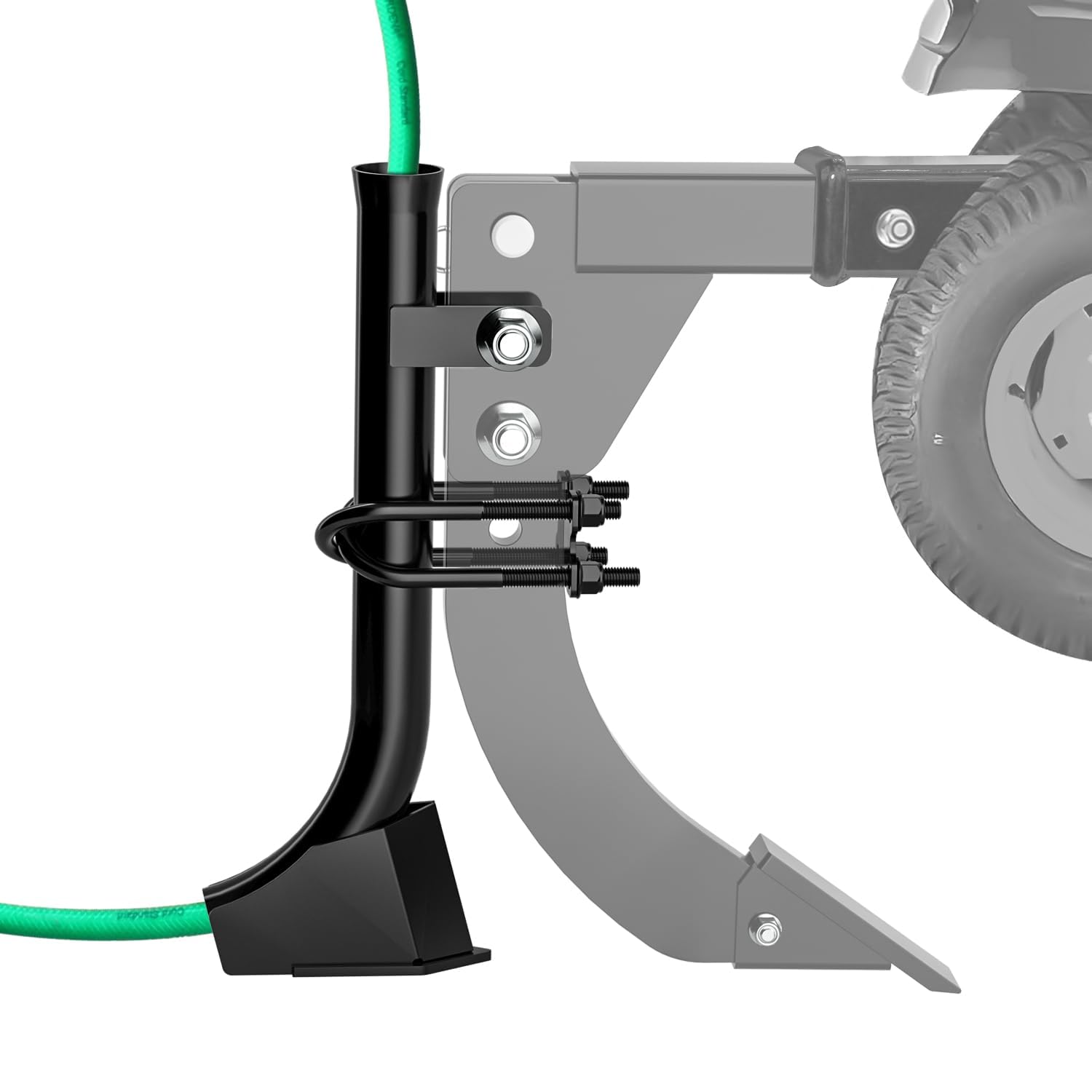 Pipelayer Attachment fit 3-Point Lawn Tractor ATV UTV, Light Duty Flexible Pipe Laying Tool for Irrigation Pipes and Underground Wires Hoses, Work on Hitch Mounted Ripper Trencher Accessories