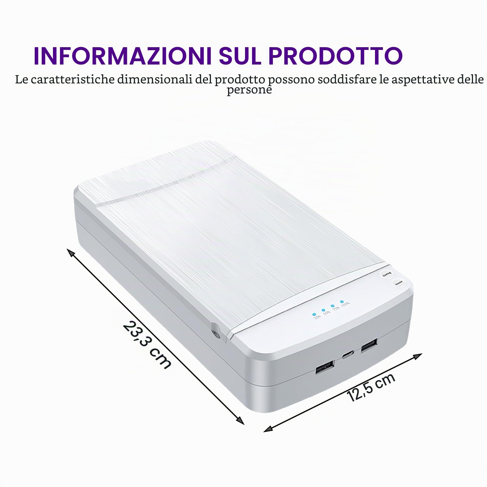 Scatola Sterilizzatore per Nail Art Professionale: WIYETY Lampada UV Sterilizzatore, Disinfettante UV Professionale con Funzione Silenziosa Adatta per Strumenti per Unghie e Saloni di Bellezza (bianco
