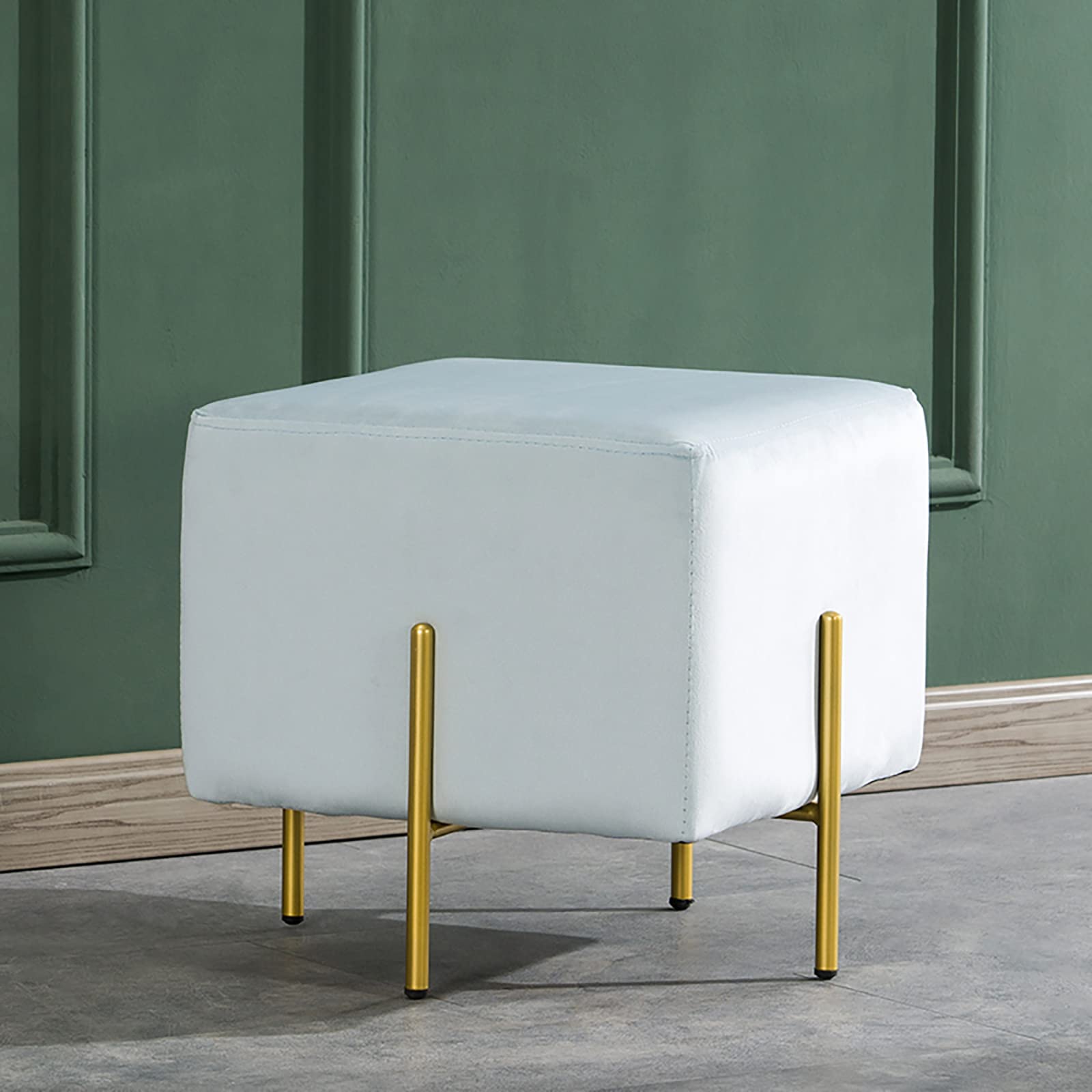 Pouf Rembourré Doux en Velours Luxueux | Finition Haute Couture Salon ca