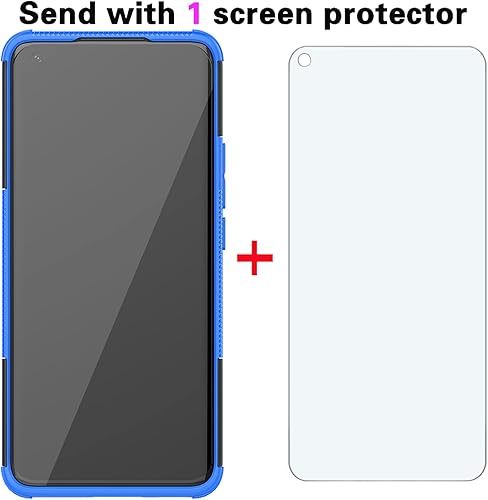 Miniatura 3 de Funda de teléfono para Xiaomi Mi 11 5G con cubierta protectora de pantalla de vidrio templado y soporte soporte delgado, duro, resistente, híbrido,
