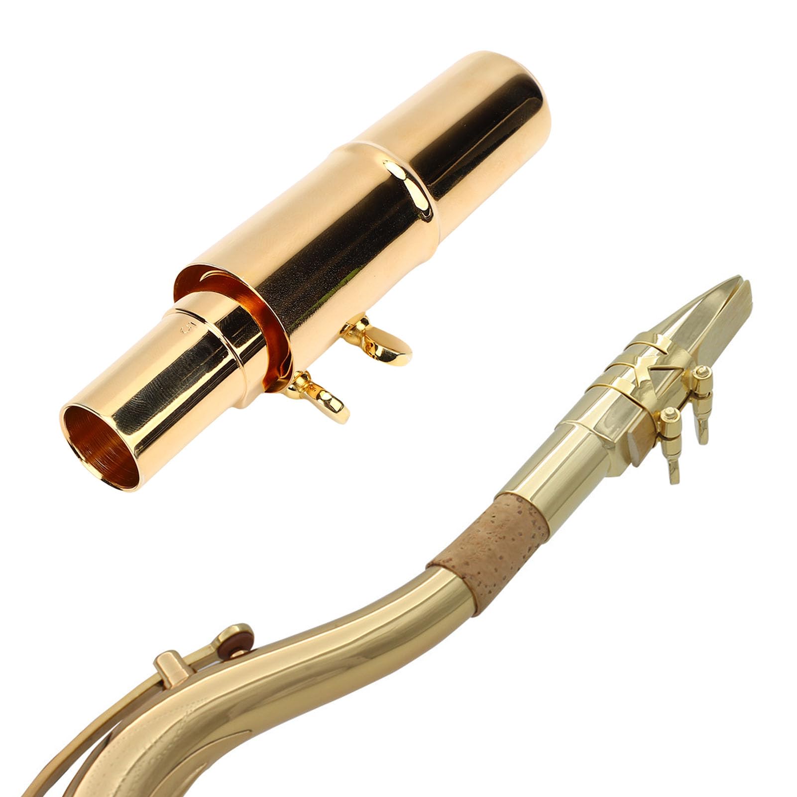 Bocchino per Sax Tenore in Ottone suonabilità Migliorata per Musicisti Principianti e Professionisti 5#