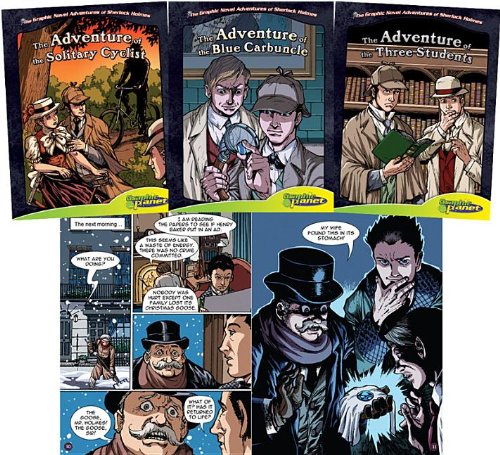 Buy The Graphic Novel Adventures of Sherlock Holmes Set 2 (The Graphic ...