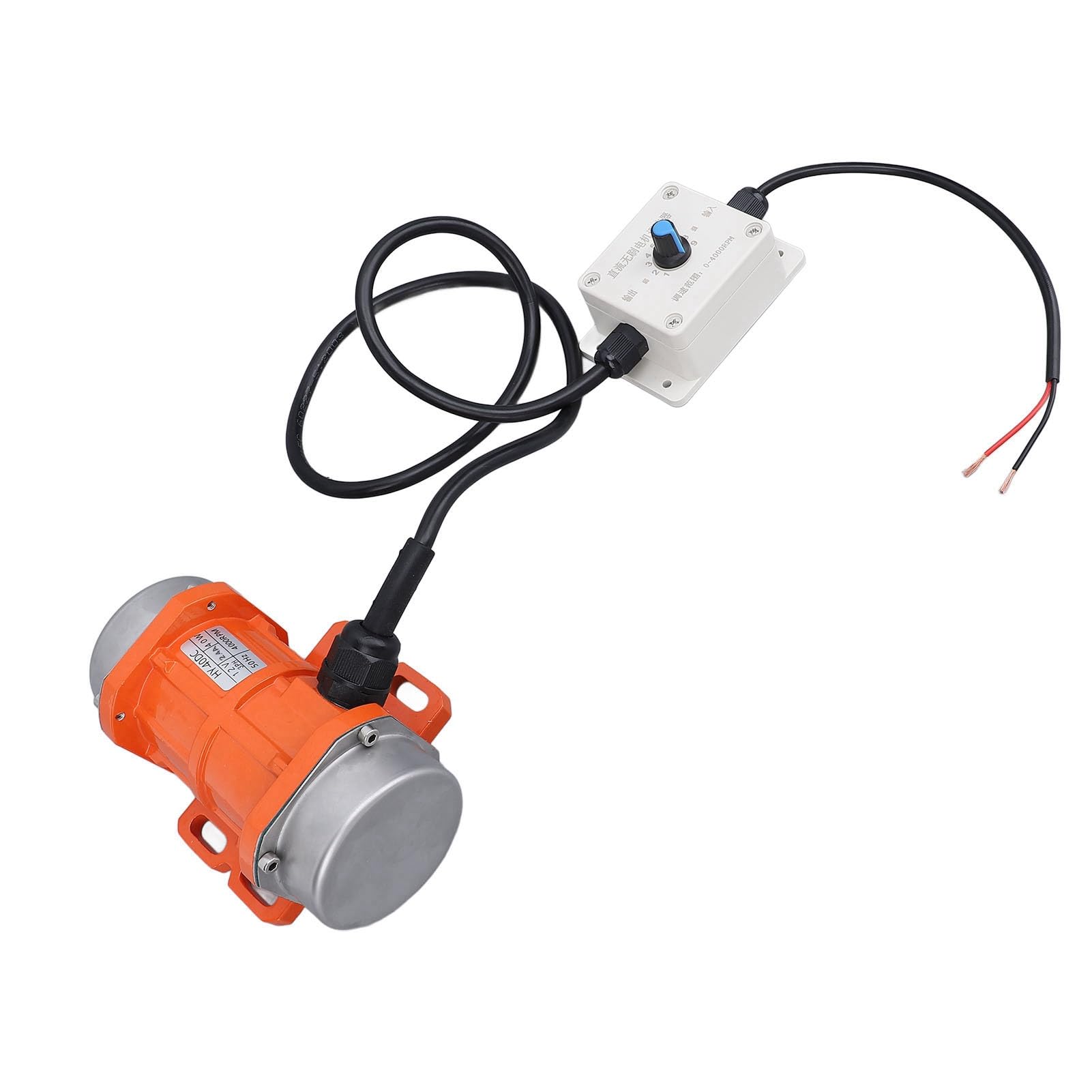 Generic Motore di Vibrazione, Motore a Vibrazione CC CC da 4000 Giri/Min Vibratore in Lega in Lega in di Alluminio con Shaker (40W)