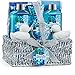 Easter Spa Gift Basket in Heavenly Ocean Bliss Scent - 9 Piece Bath & Body Set Includes Shower Gel, Bubble Bath, Bath Salt, Body Lotion & more! Great , Anniversary, Birthday Graduation Gift for Women