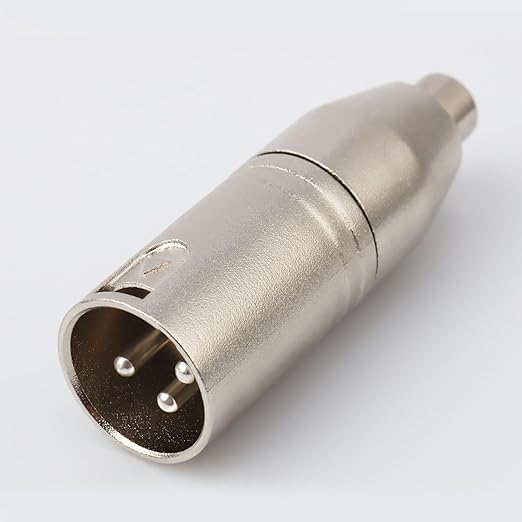 Adaptador de Cable RCA Hembra a XLR Macho, Conector de Audio para Micrófono 2 Paq miniatura 4