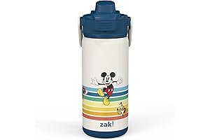 Zak! Beacon Insulated Water Bottle: A Toddler's Splash-Free Companion Featuring Mickey Mouse