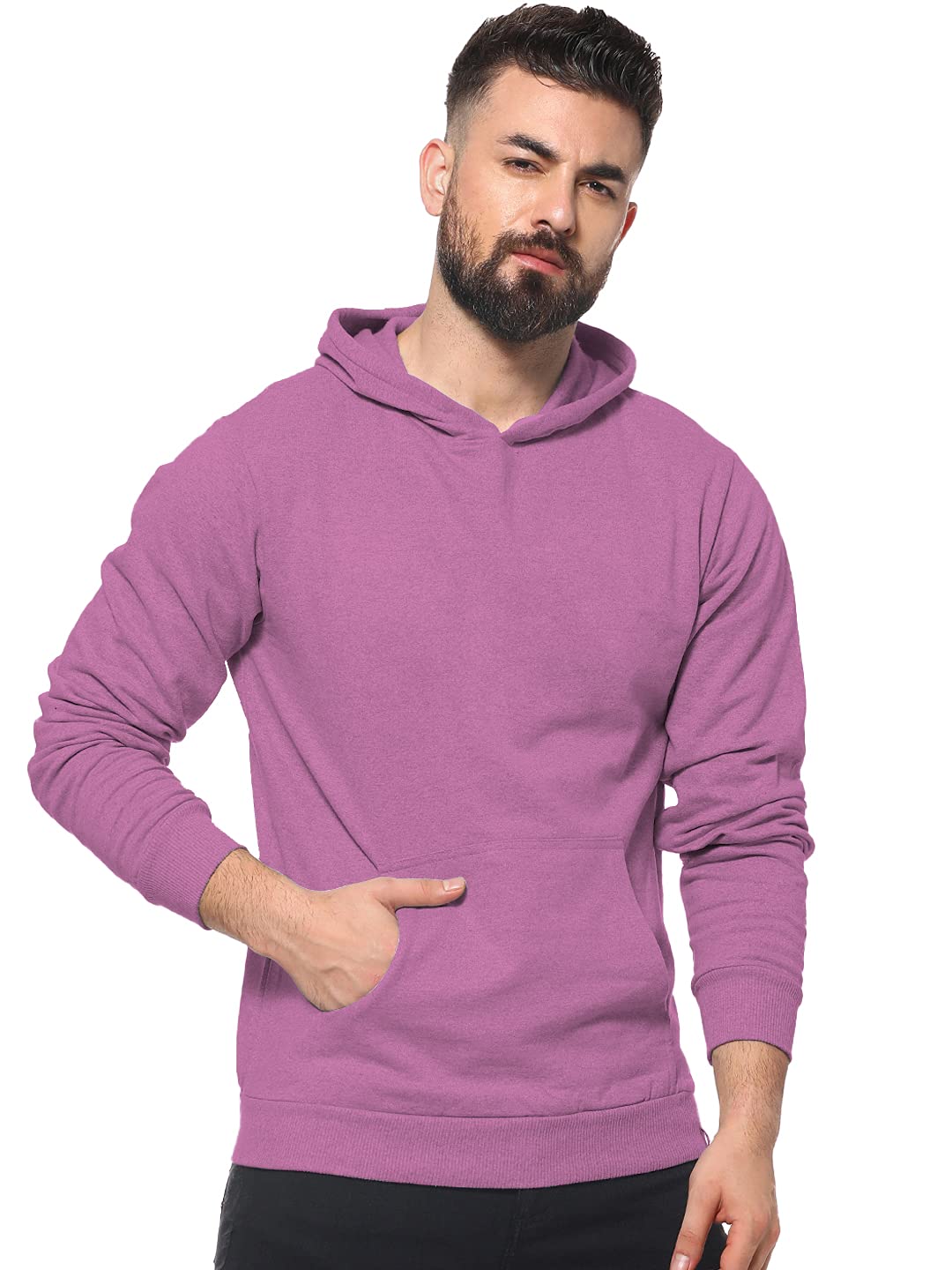 elliti Casul Wear Trendy and Styalist Look Hooded Neck Full Sleeve Cotton Fleece Woolen Hoodie for Winter, WarmT-Shirt, Cozy and Fashionable Cold Weather, Sweatshirt for Men-picture-57