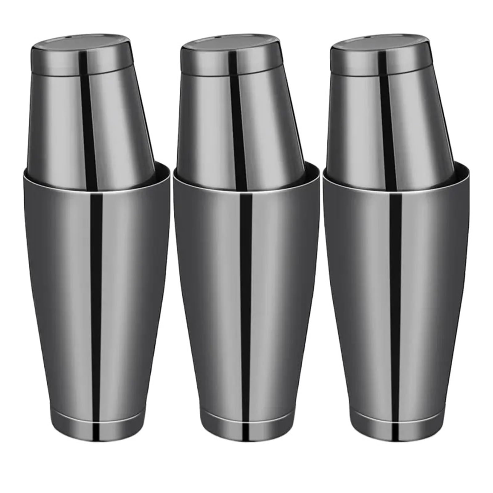 3 juegos de cocteleras profesionales, coctelera barra acero inoxidable