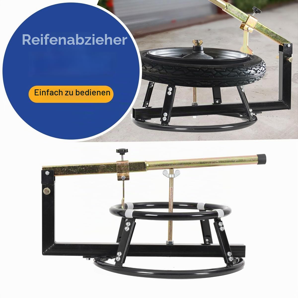 Reifenmontiergerät Motorrad für Felgen 406,4-533,4 mm (16-21 Zoll)