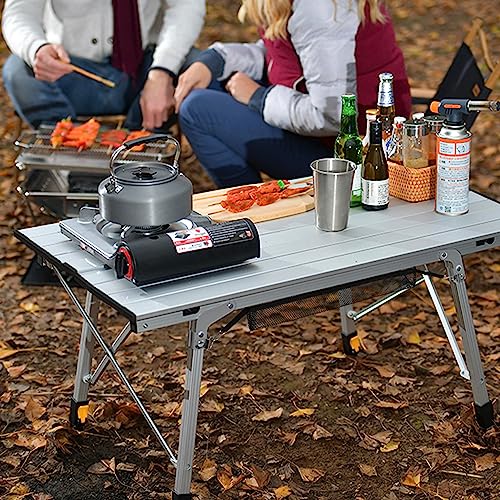Table de camping pliable stable pour sol irrégulier de jardin - 3