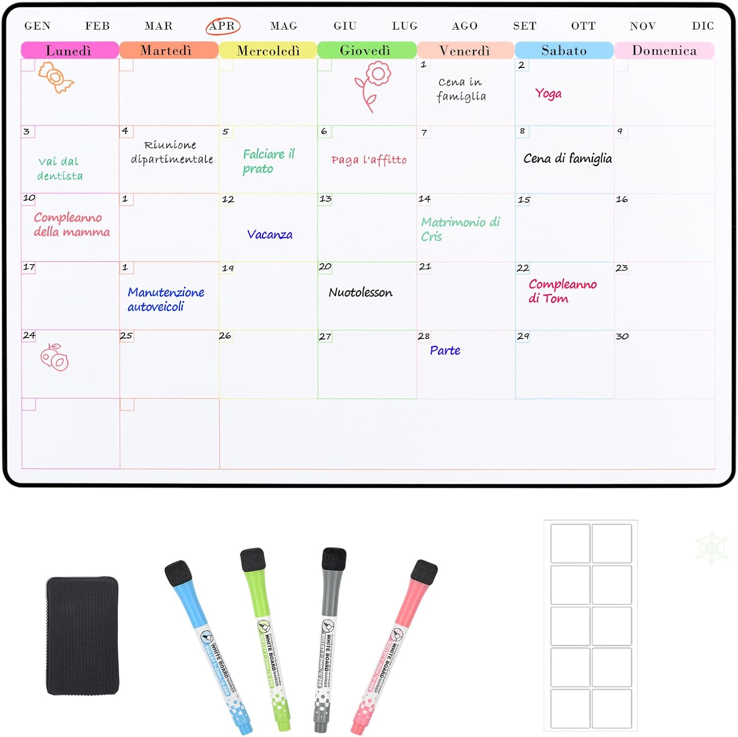 Lavagna Magnetica Frigo Balvi Meow - Nero, Per Promemoria E Liste - Foto 7