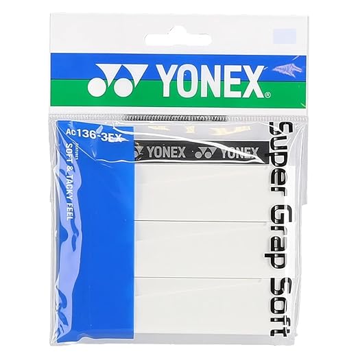Yonex AC1363EX Super Grap Soft Grip Tapes, White Amazon.in Sports